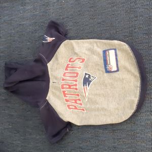 New England Patriots dog hoodie Small